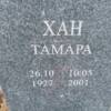 Хан Тамара Неизвестно