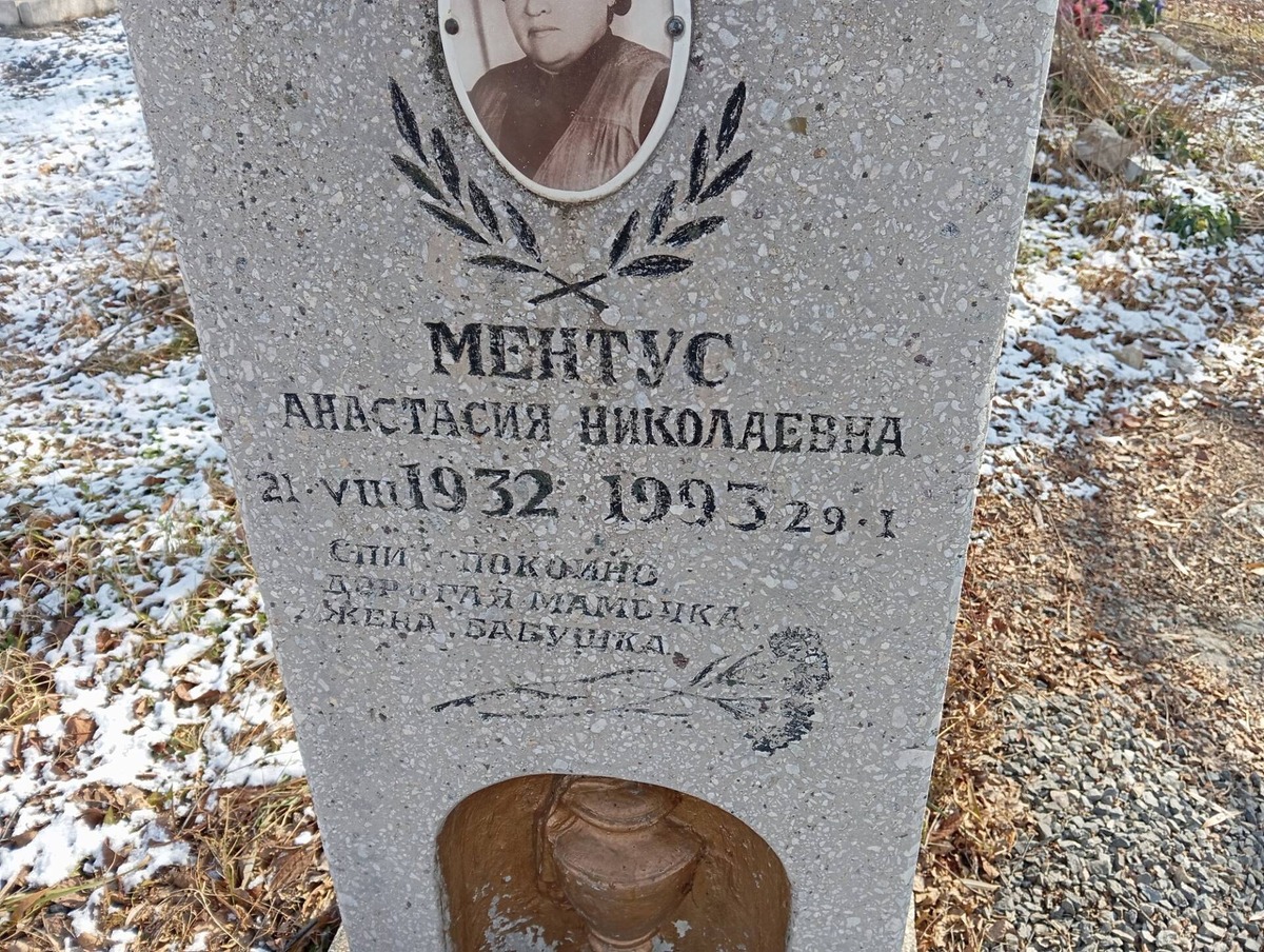 Ментус Анастасия Николаевна