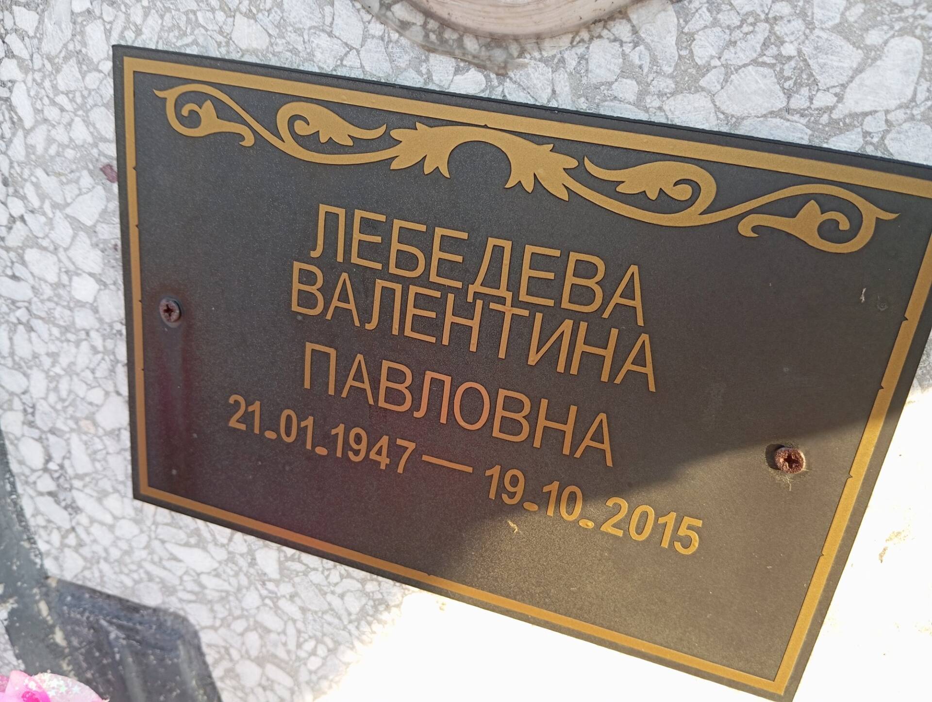 4f8cf05b-a658-4e76-b135-0f238d2121d9 Лебедева Валентина Павловна