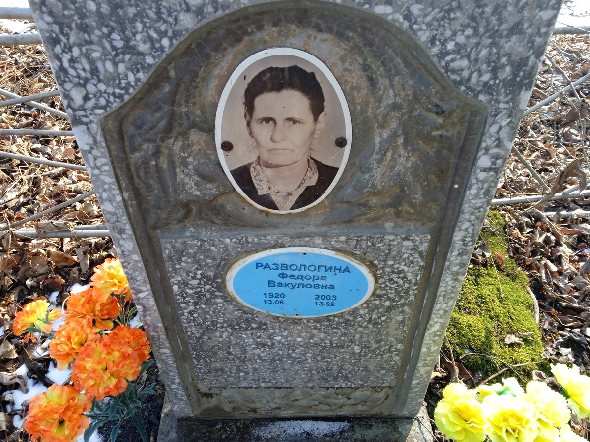 Развологина Федора Вакуловна