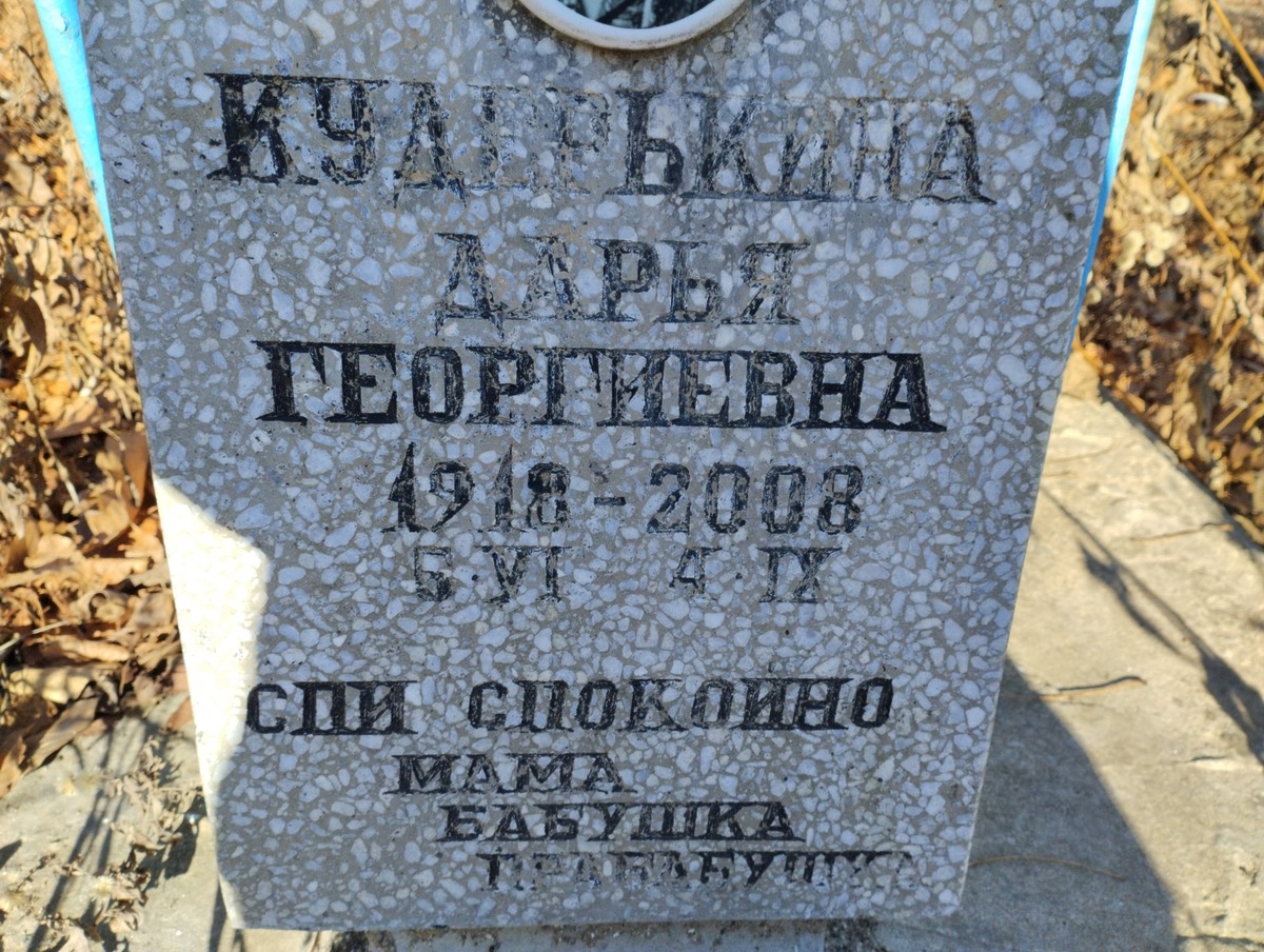 Кудерькина Дарья Георгиевна