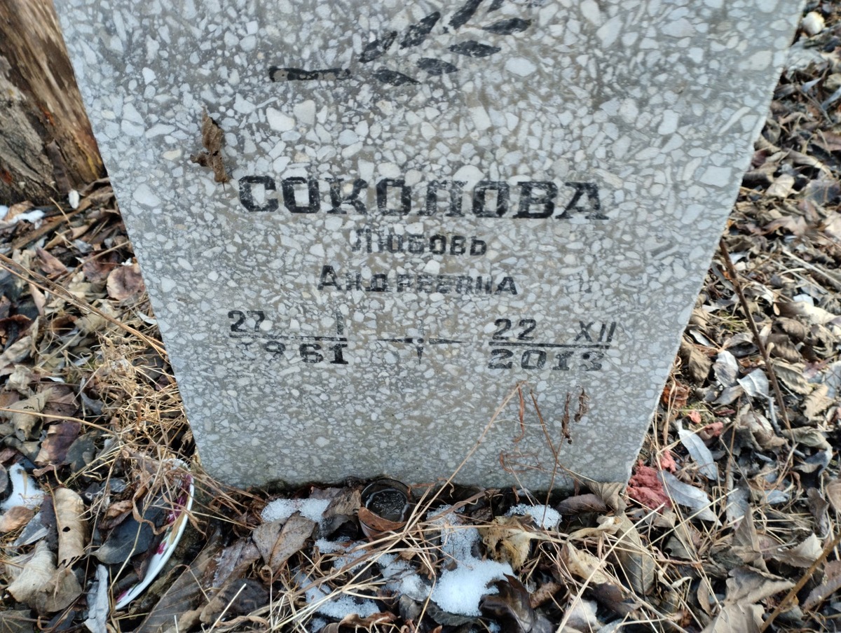 Соколова Любовь Андреевна