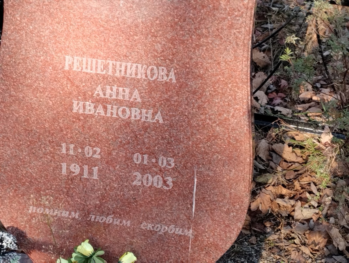 Решетникова Анна Ивановна