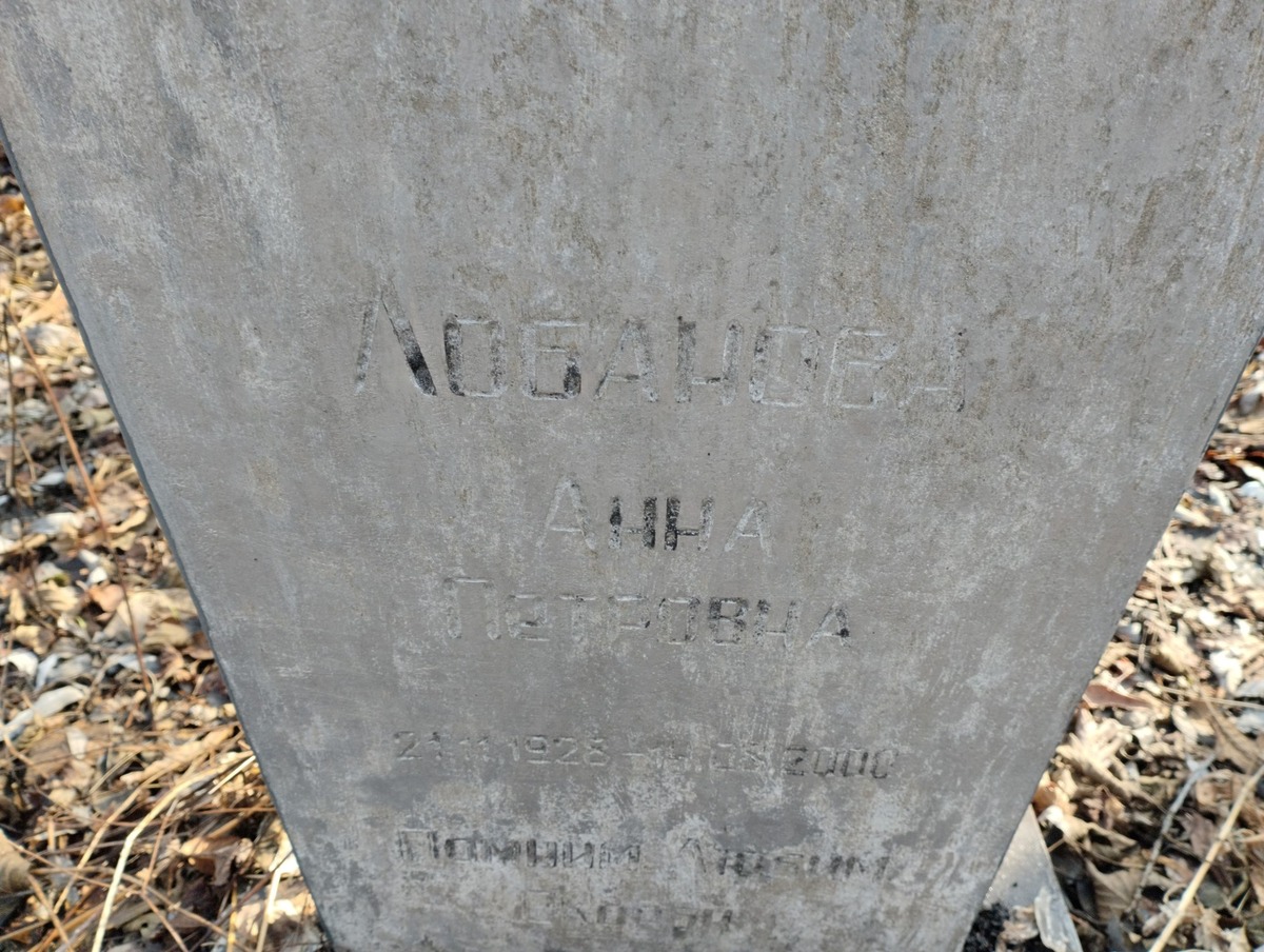 Лобанова Анна Петровна