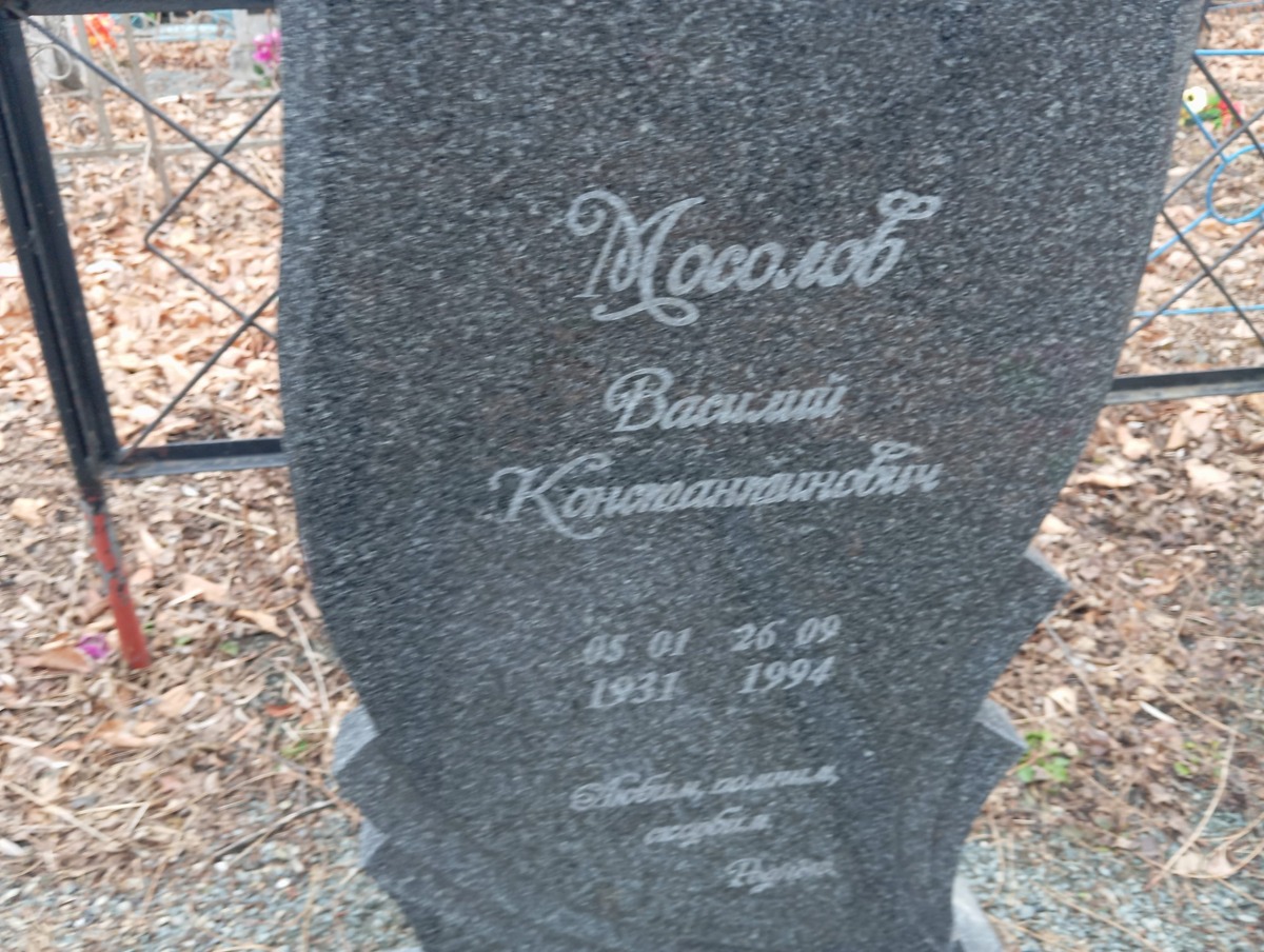 Мосолов Василий Константинович
