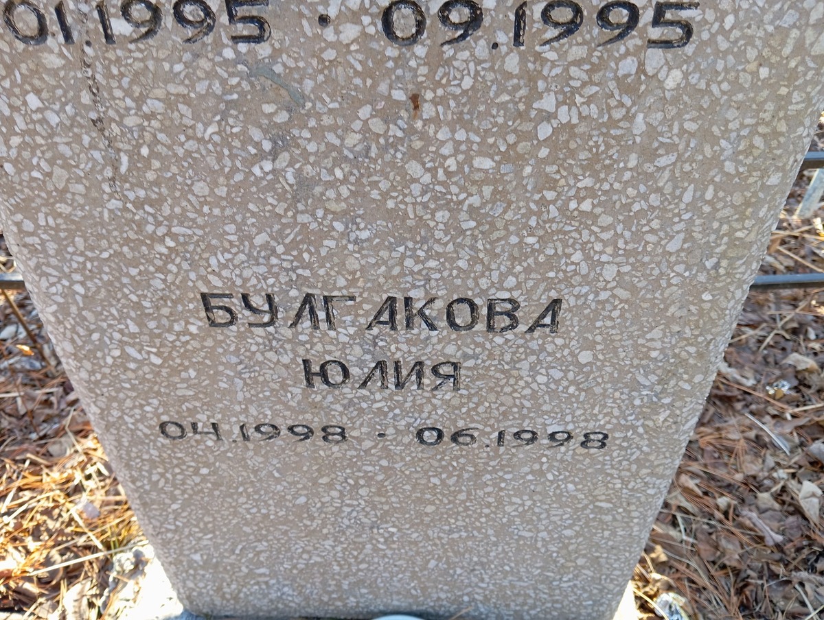 Булгакова Юлия Неизвестно