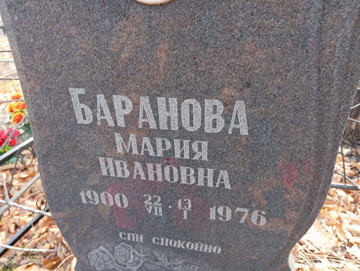 Баранова Мария Ивановна