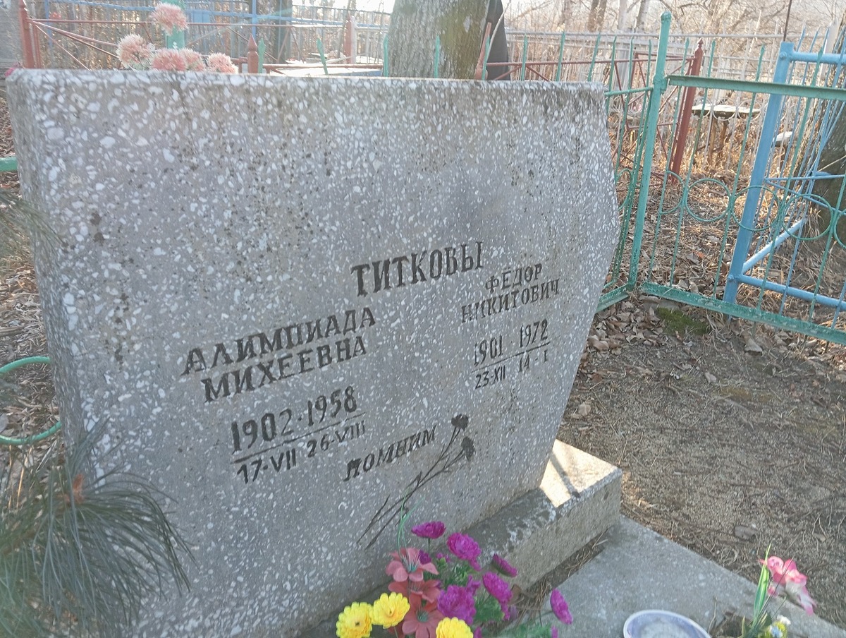 Титкова Алимпиада Михеевна