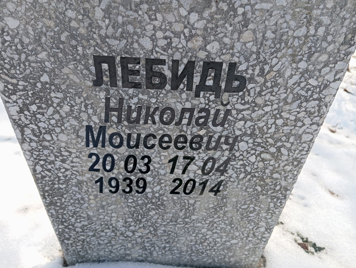 Лебидь Николай Моисеевич