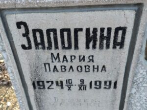 Залогина Мария Павловна