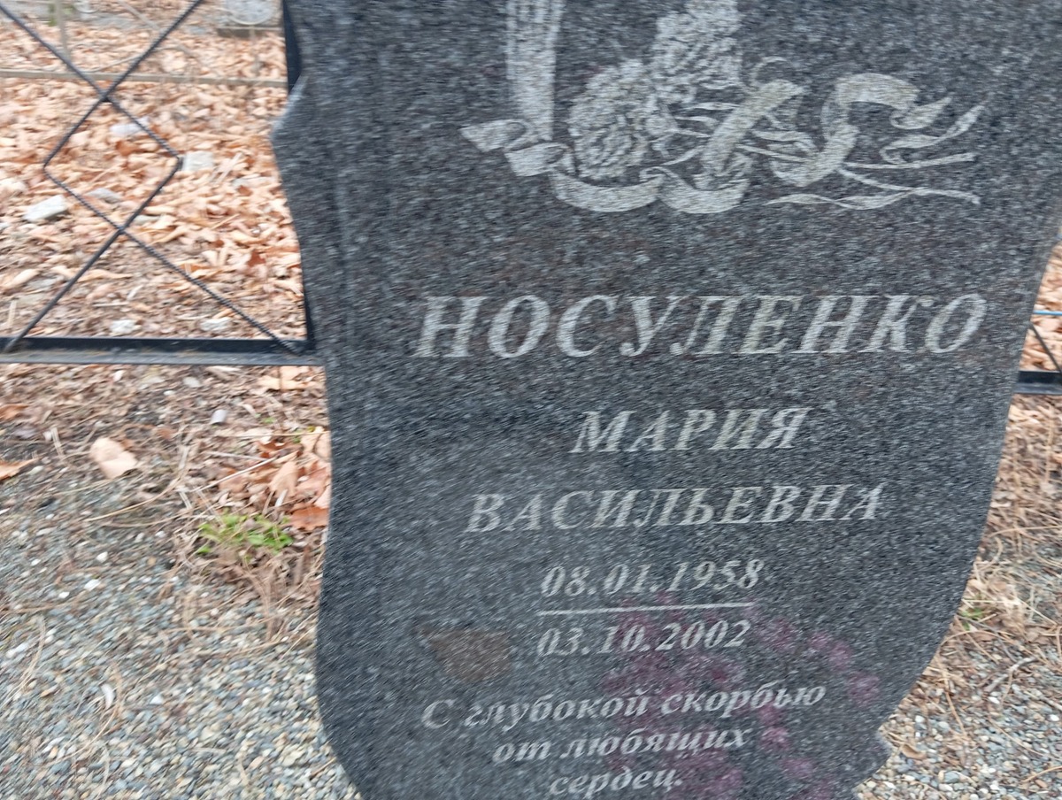 Носуленко Мария Васильевна