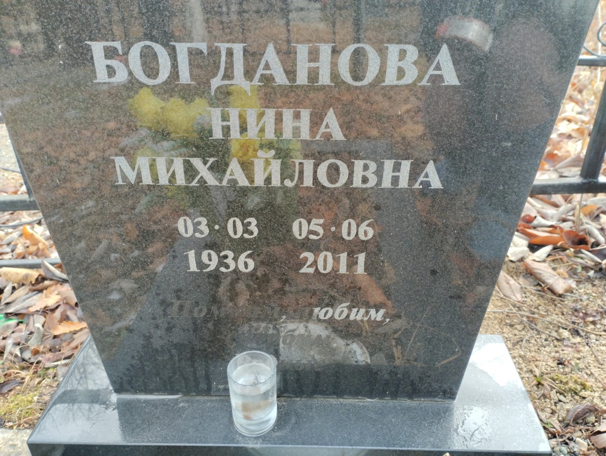 Богданова Нина Михайловна