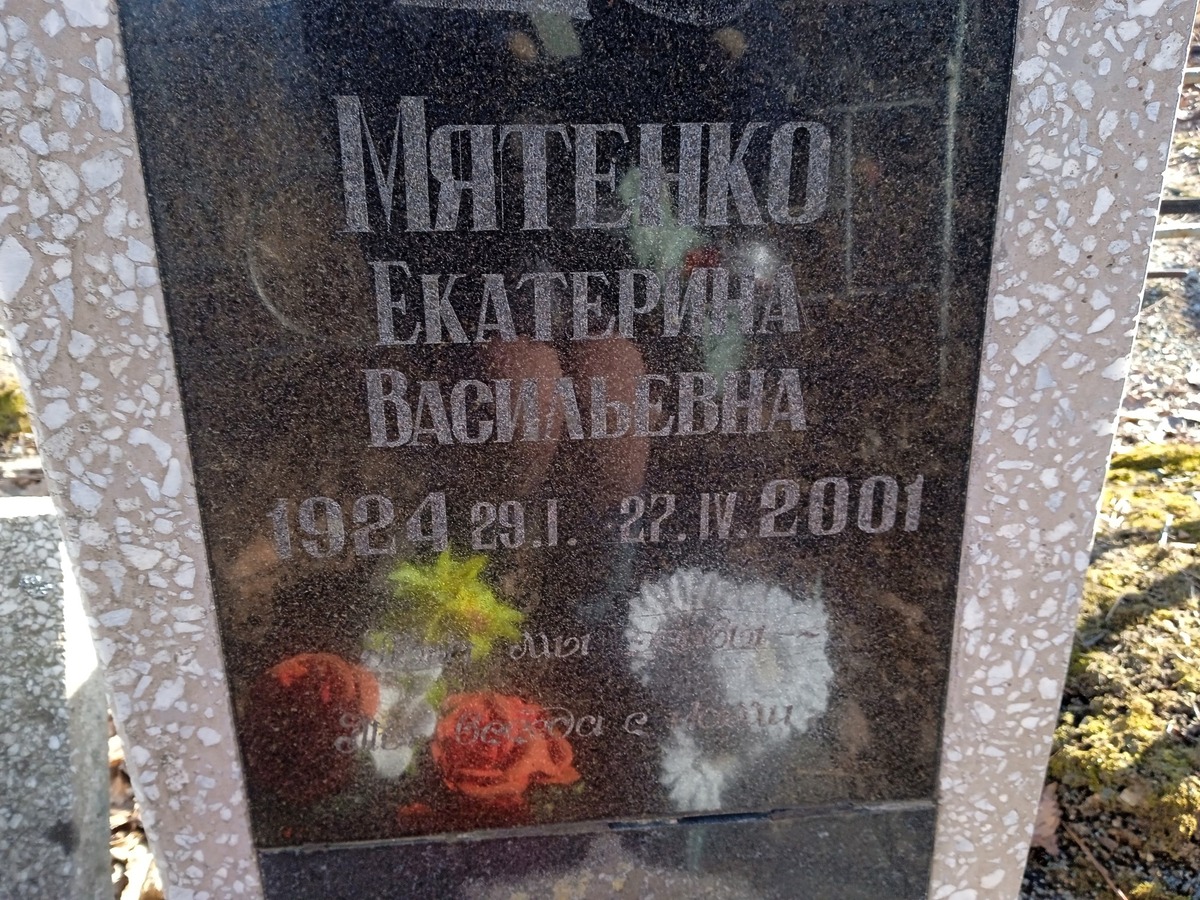 Мятенко Екатерина Васильевна