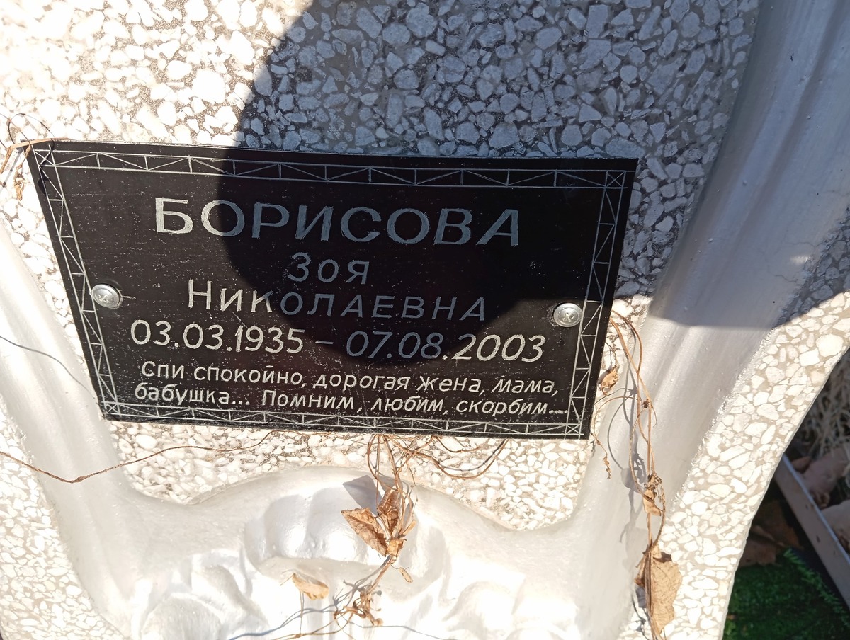 Борисова Зоя Николаевна