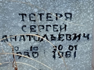 Тетеря Сергей Анатольевич