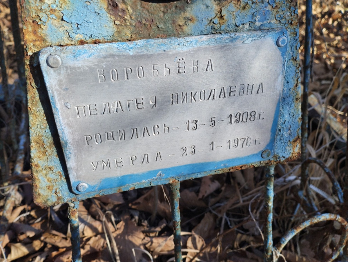 Воробьева Пелагея Николаевна