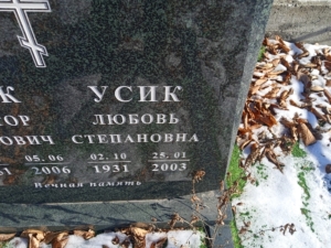 Усик Любовь Степановна
