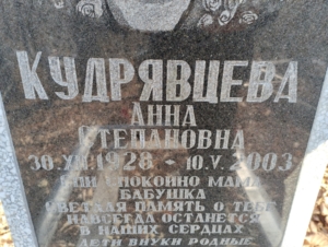 242894fb-0881-4096-a6e9-90ce03cf0d14 Кудрявцева Анна Степановна
