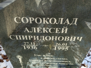 Сороколад Алексей Спиридонович