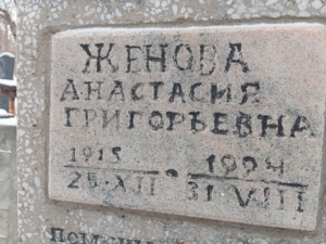 Женова Анастасия Григорьевна