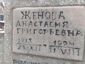 Женова Анастасия Григорьевна