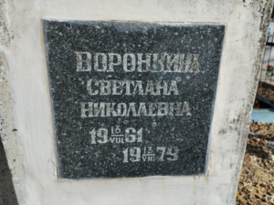 Воронкина Светлана Николаенва