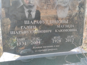 Шарафутдинова Маузида Каюмовна