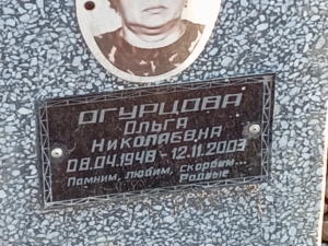 Огурцова Ольга Николаевна