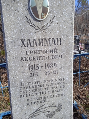 Халиман Григорий Аксентьевич