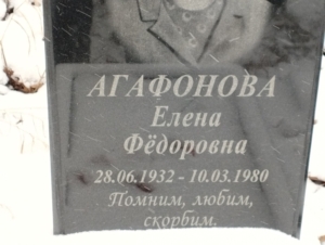 6a29b3de-4442-426f-bd10-f885e755d985 Агафонова Елена Фёдоровна