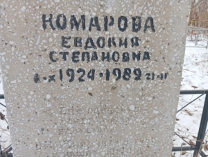 6b4b726b-e16c-4352-8e48-1f426c78bfe9 Комарова Евдокия Степановна