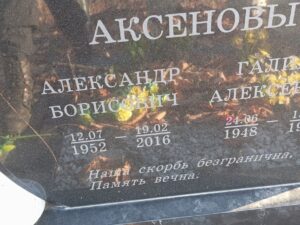 Аксенова Галина Алексеевна