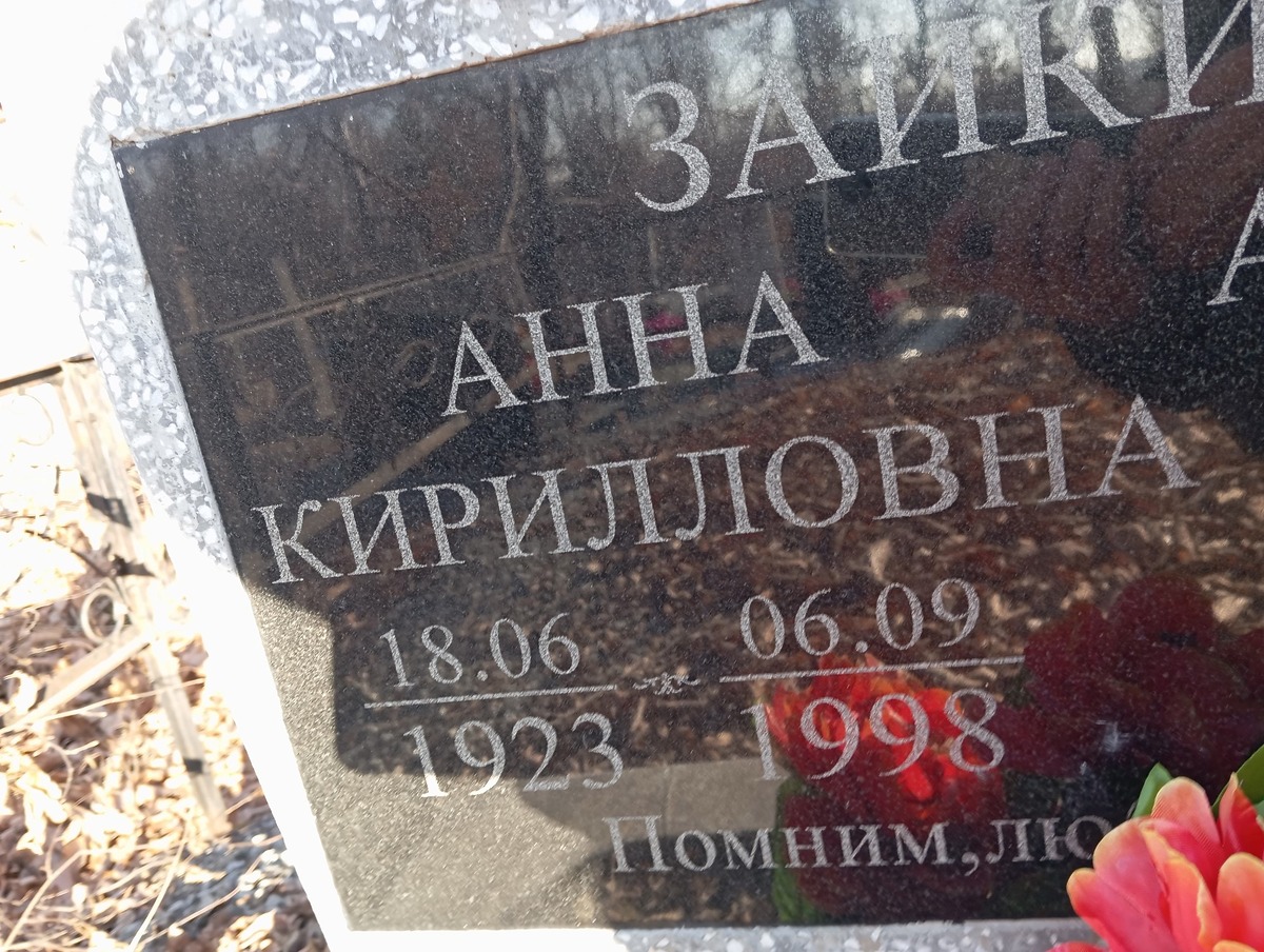 Заикина Анна Кирилловна