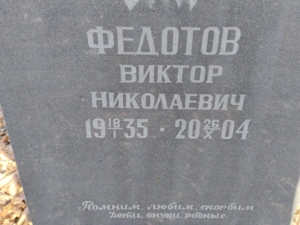 Федотов Виктор Николаевич