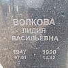 Волкова Лидия Васильевна