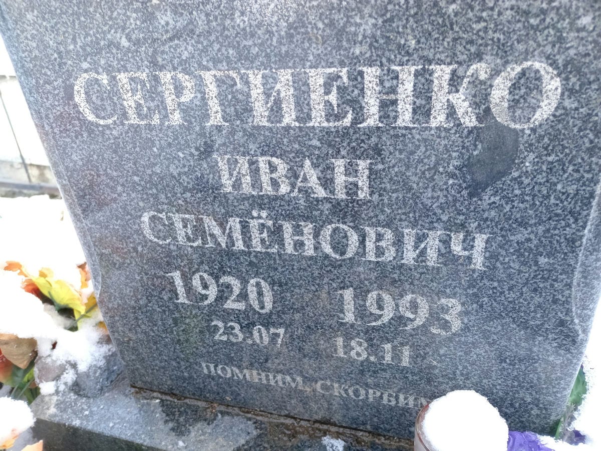 575affff-13ae-4726-b1b3-c2e3eb3317d6 Сергиенко Иван Семёнович