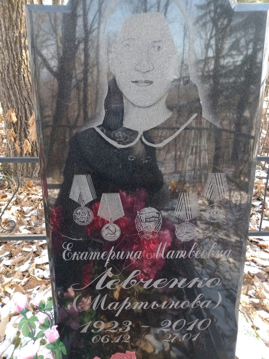 9d03f342-737d-430e-bdec-4657adb16398 Левченко-Мартынова Екатерина Матвеевна