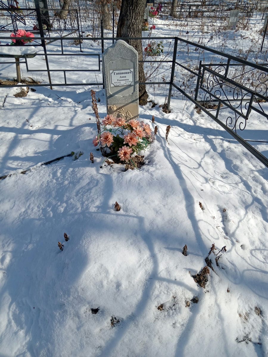 Гапанович Анна Романовна