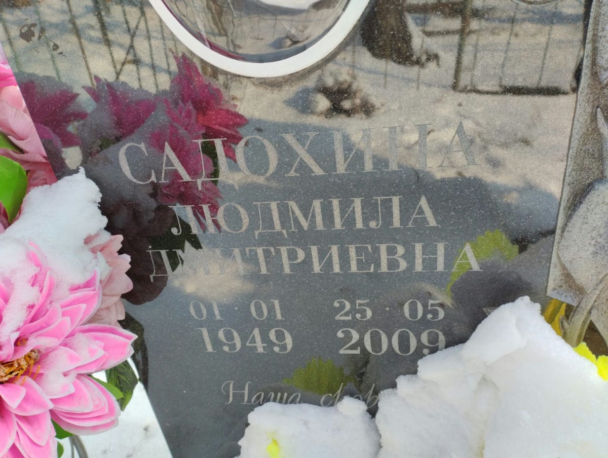 Садохина Людмила Дмитриевна