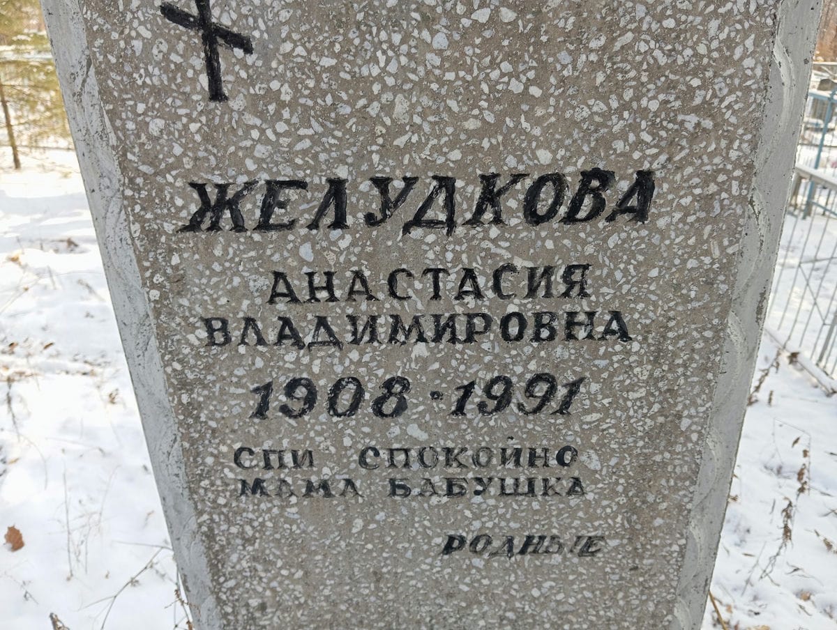 Желудкова Анастасия Владимировна