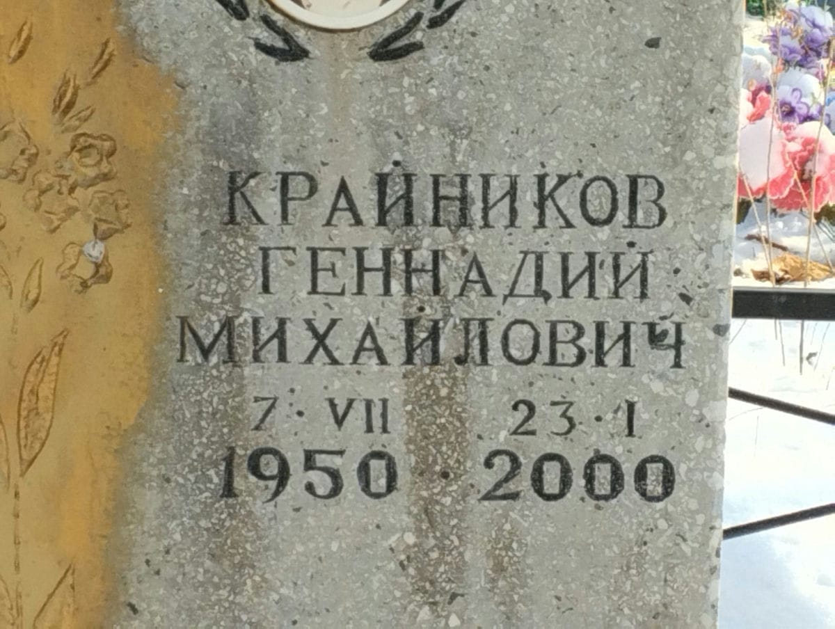 faf62339-d9eb-4f32-bdba-c9e27ee13c01 Крайников Геннадий Михайлович