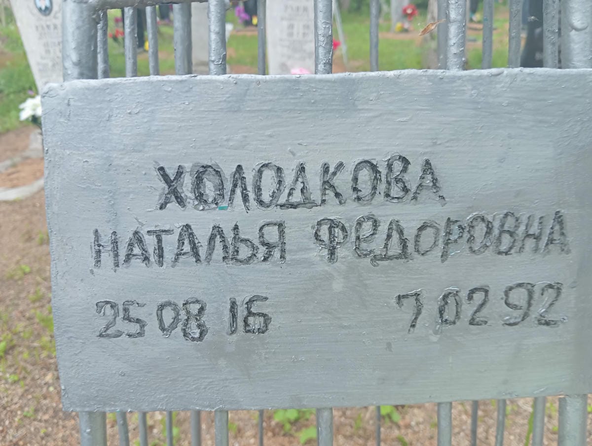 Холодкова Наталья Федоровна