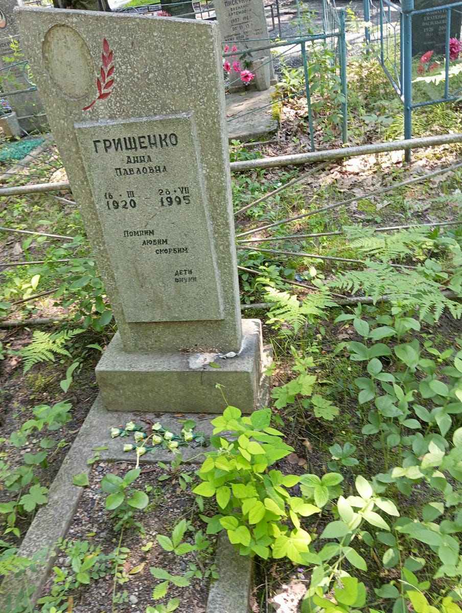 Грищенко Анна Павловна