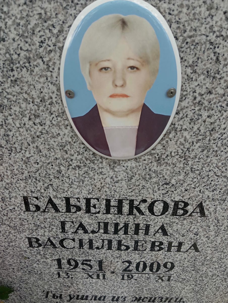 14ba8f10-b73d-4821-ab69-95a620633b41 Бабенкова Галина Васильевна