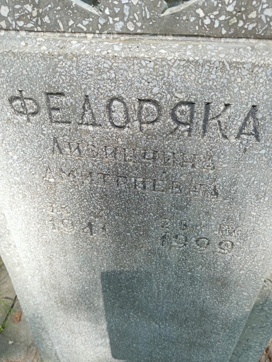 Федоряка Ливинчина Дмитриевна