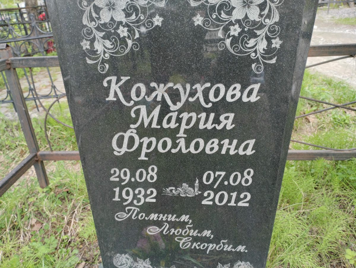 Кожухова Мария Фроловна