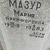Мазур Мария Никифоровна