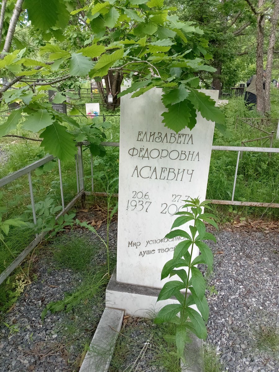 Асаевич Елизавета Федоровна