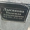 Лысякова Надежда Александровна