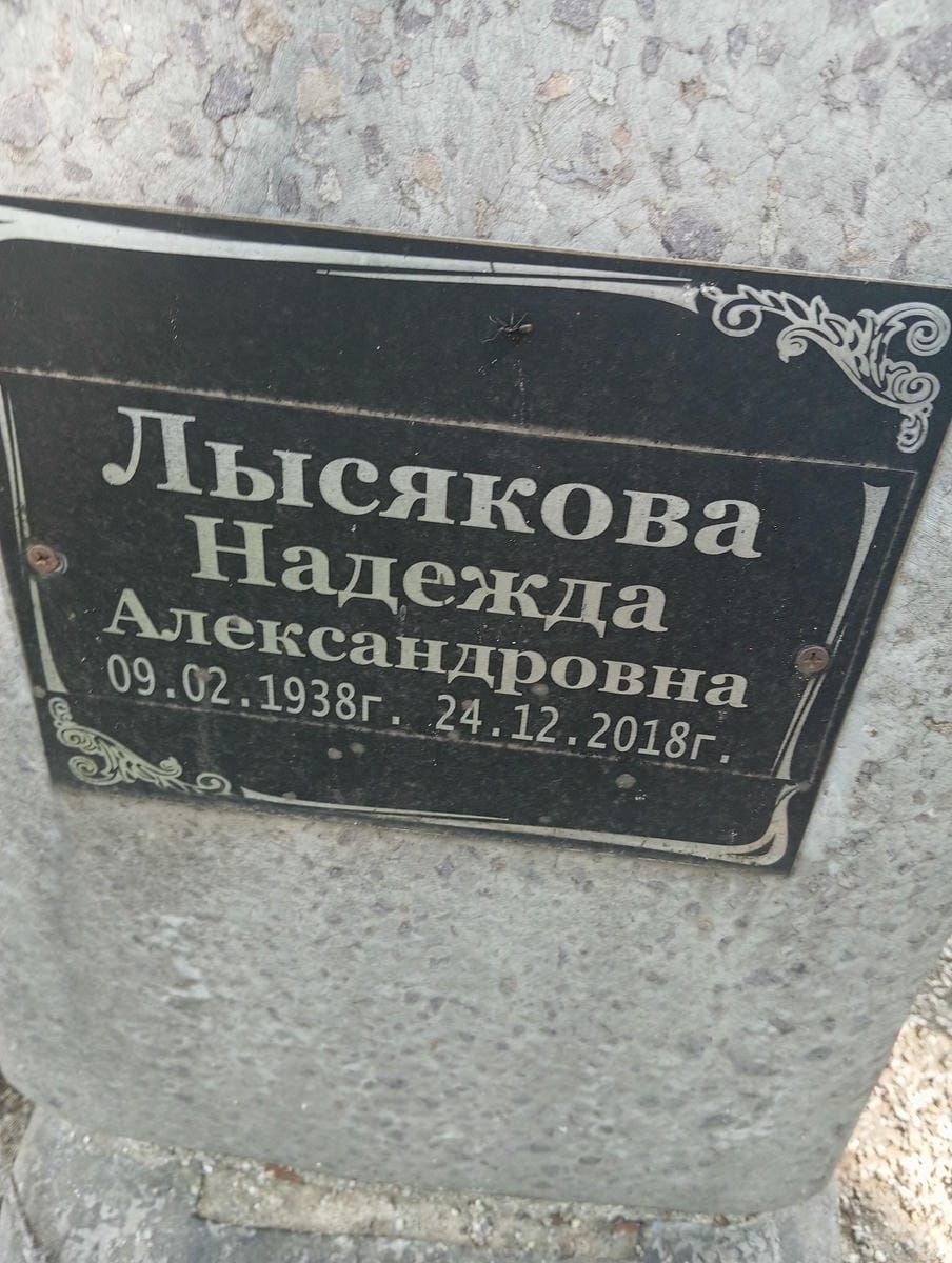 6a9c85f7-faad-4bf2-aa1c-8fd80e69b7ae Лысякова Надежда Александровна